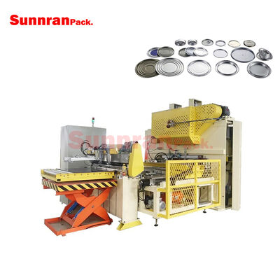 Automatyczna linia do produkcji denek i wieczłek do puszek metalowych, linia do produkcji puszek blaszanych