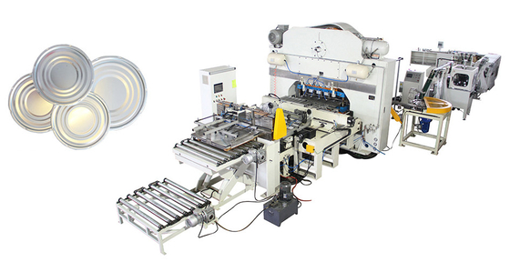 Metalowa pokrywa Food Can Bottom Making Machine Elektryczny certyfikat CE